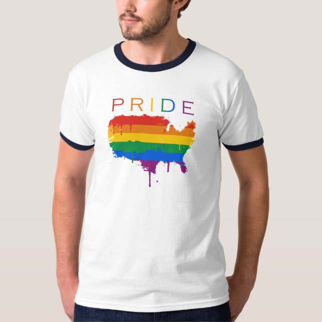 Gaymerican Stolz T-Shirt (Vorderseite)