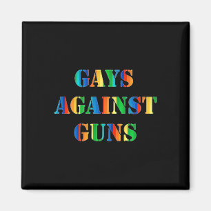 Gays against Guns Rainbow Protest März Resist Magnet