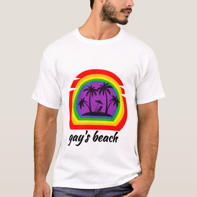 Gay's Beach T-Shirt (Vorderseite)