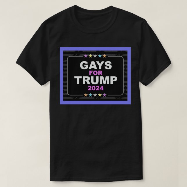 Gays für Trump T-Shirt (Design vorne)