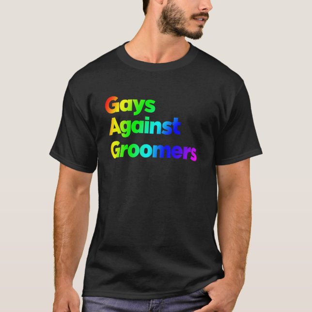 Gays gegen Groomer T-Shirt (Vorderseite)