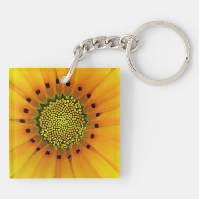 Gazania Schlüsselanhänger (Rückseite)