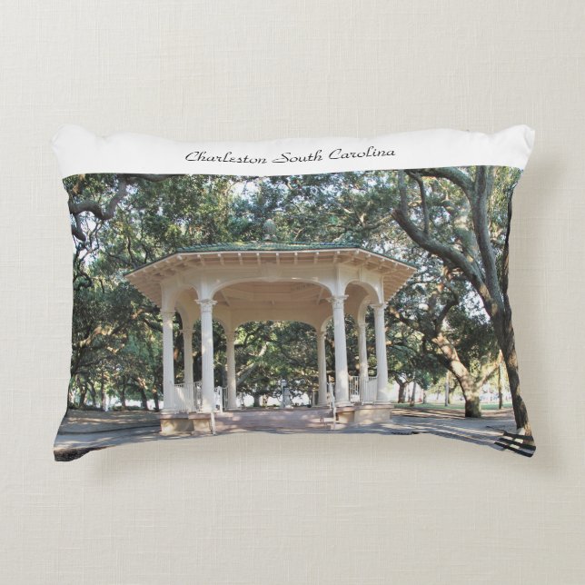 Gazebo in Charleston South Carolina Dekokissen (Vorderseite)