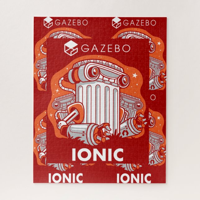 Gazebo Ionic Puzzle (Vertikal)