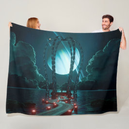 Gazebo (Mitternacht) Fleecedecke