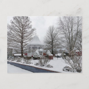 Gazebo und Cannon Postkarte