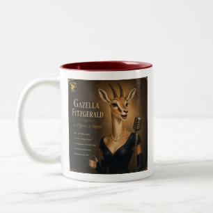 Gazella Fitzgerald Album: eine Parodie Zweifarbige Tasse