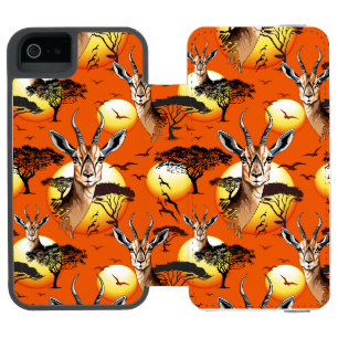 Gazelle African Antelope Wild Animal Incipio Watson™ iPhone 5 Geldbörsen Hülle
