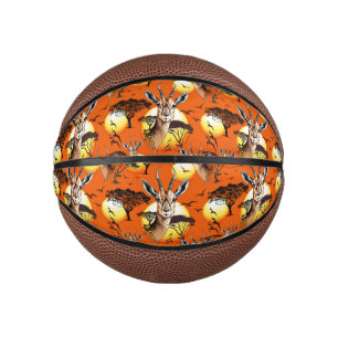 Gazelle African Antelope Wild Animal Mini Basketball