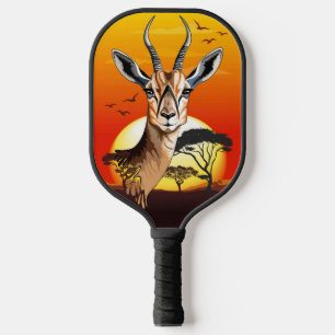 Gazelle African Antelope Wild Animal Pickleball Schläger