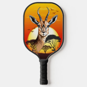 Gazelle African Antelope Wild Animal Pickleball Schläger