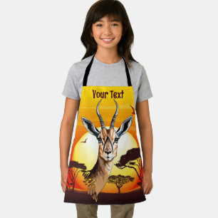 Gazelle African Antelope Wild Animal Schürze
