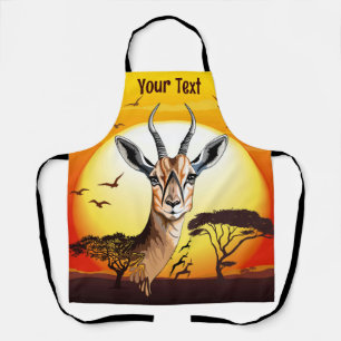 Gazelle African Antelope Wild Animal Schürze