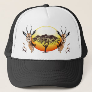 Gazelle African Antelope Wild Animal Truckerkappe