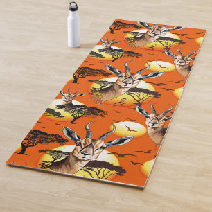 Gazelle African Antelope Wild Animal Yogamatte