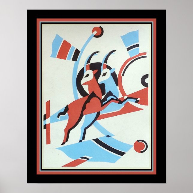Gazelle Art déco 1930 (Devant)