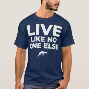 Gazelle Intensität lebt wie niemand anderes Zitat T-Shirt