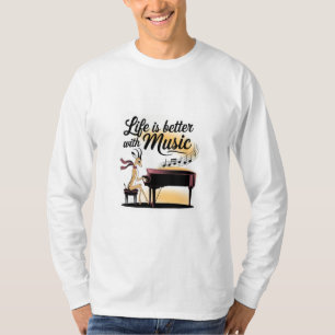 Gazelle Piano T-Shirt