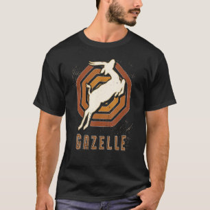 Gazelle Vintage Retro Klassische Tierliebe T-Shirt