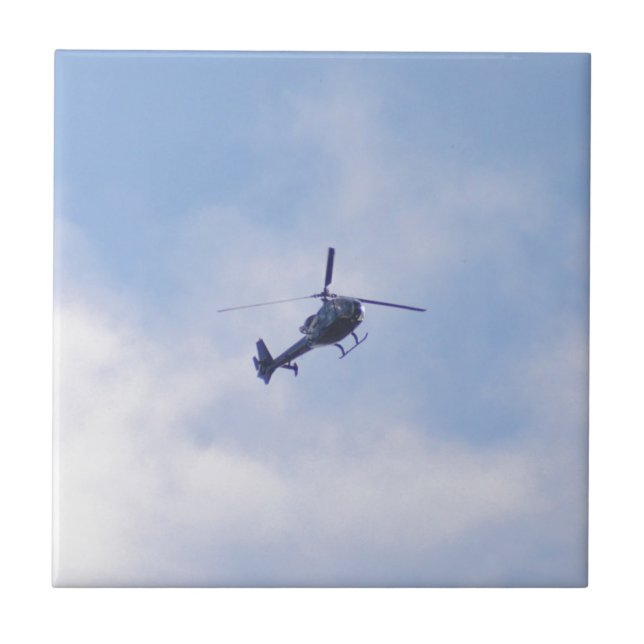 Gazellen-Hubschrauber Fliese (Vorderseite)