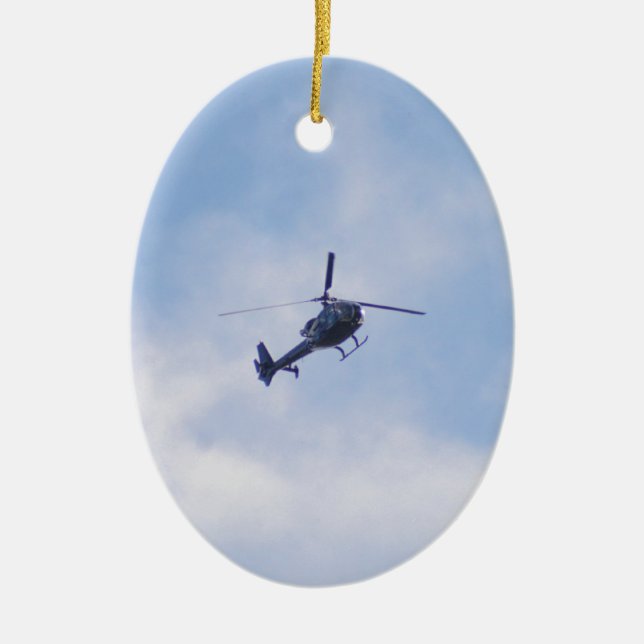 Gazellen-Hubschrauber Keramikornament (Vorne)