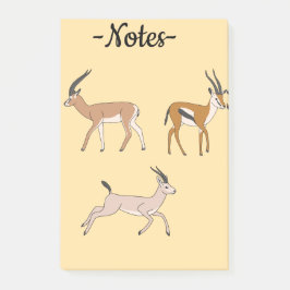 Gazelles Post-it Klebezettel