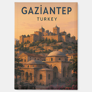 🏰 Gaziantep Türkei Historische Burg Und Alte Stad Magnet