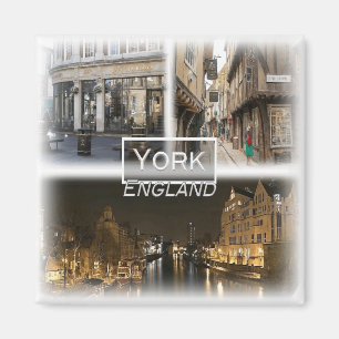 GB0143 Europa, England, York, Kühlschrank Magnet