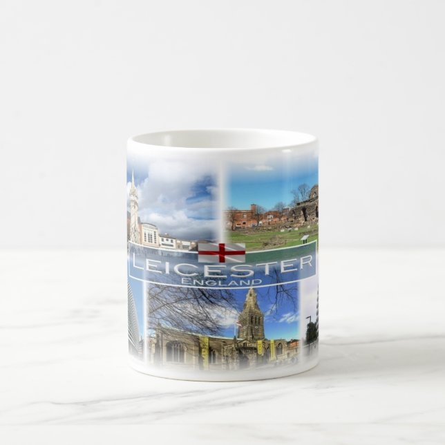 GB England - Leicester - Kaffeetasse (Mittel)