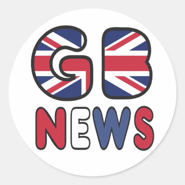 GB-Nachrichten Runder Aufkleber (Vorderseite)