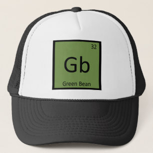 Gb - Regelmäßige Tabelle für grüne pflanzliche Che Truckerkappe