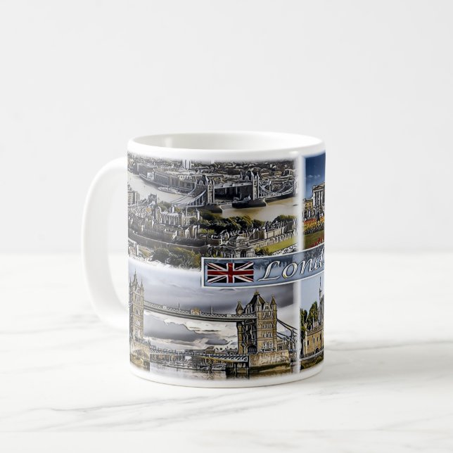 GB ^ Vereinigtes Königreich - England - London Kaffeetasse (Vorderseite Links)