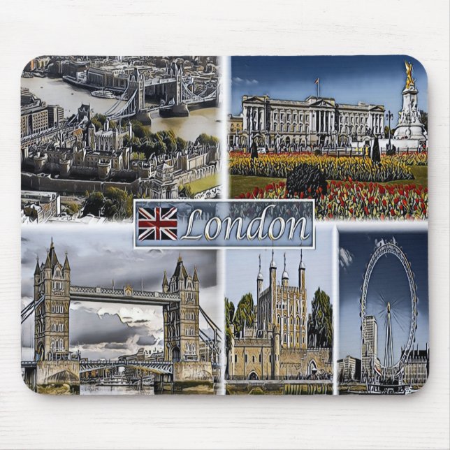 GB ^ Vereinigtes Königreich - England - London Mousepad (Vorne)
