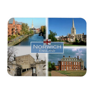GB Vereinigtes Königreich - England - Norwich Nor Magnet