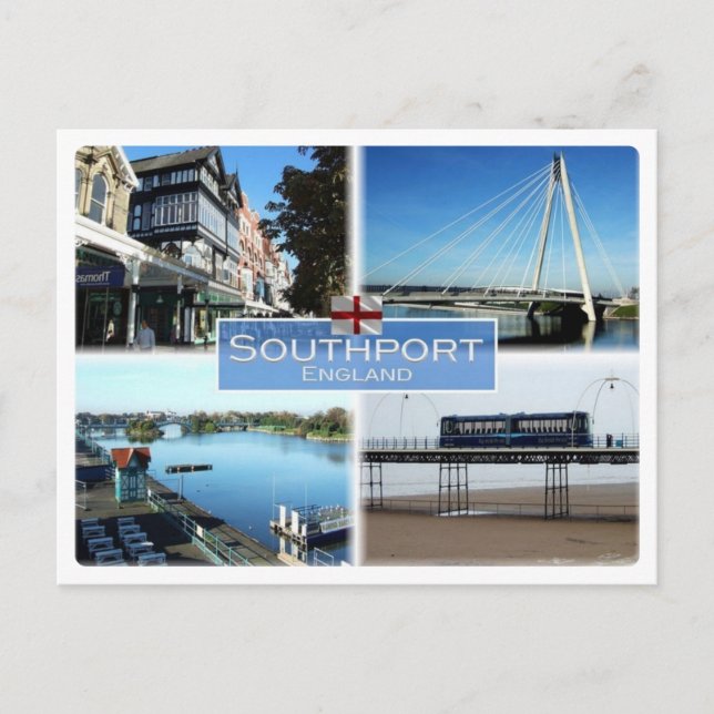 GB Vereinigtes Königreich - England - Southport - Postkarte (Vorderseite)