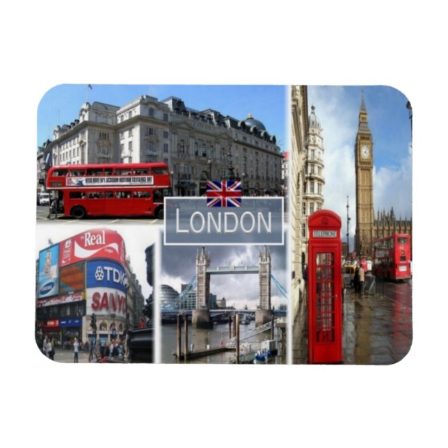 GB Vereinigtes Königreich - London - Piccadilly Ci Magnet (Horizontal)