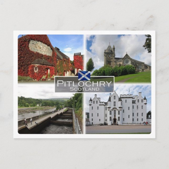 GB Vereinigtes Königreich - Schottland - Pitlochry Postkarte (Vorderseite)