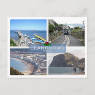 GB Vereinigtes Königreich - Wales - Llandudno - Postkarte