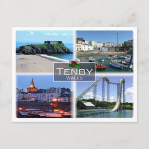 GB Vereinigtes Königreich - Wales - Tenby - Postkarte