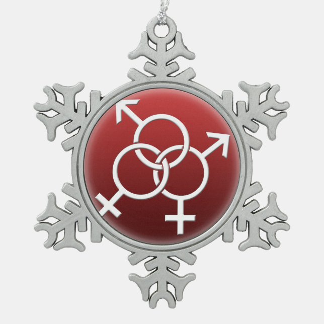 GBLT Pride Ornament Personalisiert Gay Liebe Gesch (Vorderseite)