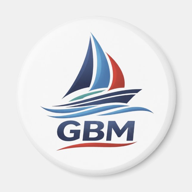 GBM Team  Standard, 5.7 Cm Circle Magnet (Vorne)