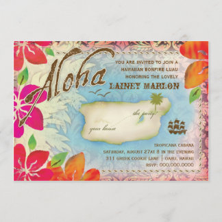 GC Aloha Luau Island 2 Einladung
