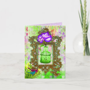 GC Greenhouse Chic Limon Lila Karte