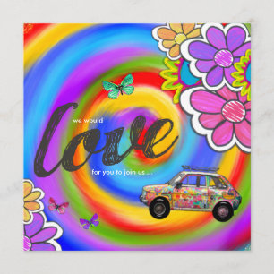 GC Hippy Tie Dye Invitation 2