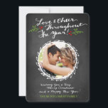 GC Liebe & Chef in der gesamten Chalkboard-Urlaubs Feiertagskarte<br><div class="desc">Design von Jill McAmis © 2014.</div>