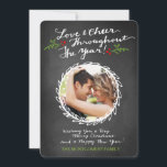GC Liebe & Chef in der gesamten Chalkboard-Urlaubs Feiertagskarte<br><div class="desc">Design von Jill McAmis © 2014.</div>