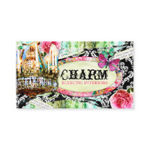 GC Shabby Vintage Charme Schwarzer Damast