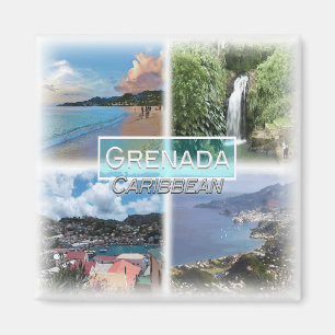 GD0008 Amerika, Karibik, Grenada, Kühlschrank Magnet