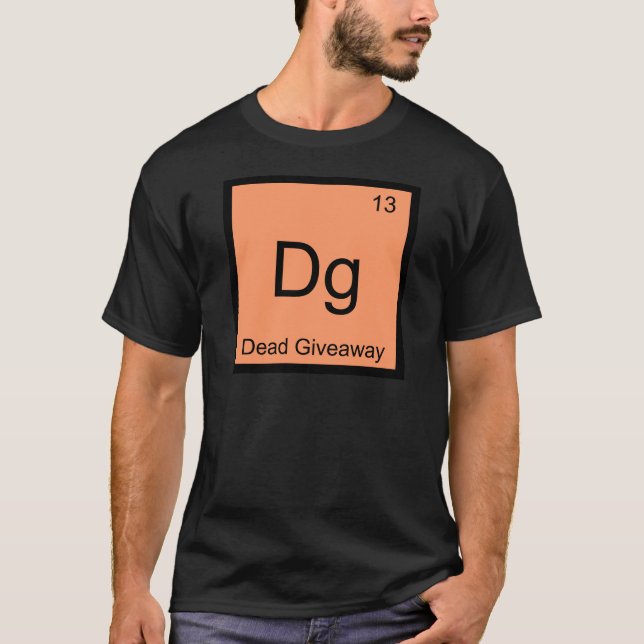 Gd - Totes Werbegeschenk-Chemie-Element-Symbol T-Shirt (Vorderseite)