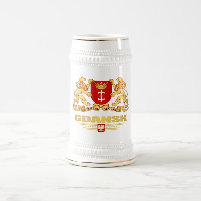 Gdansk COA Bierglas (Mittel)